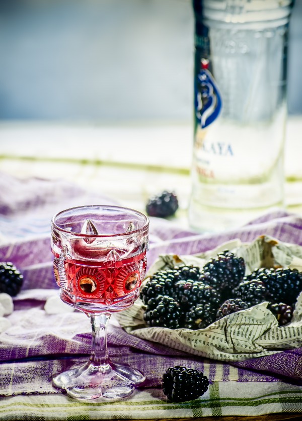 DIY Blackberry Liqueur